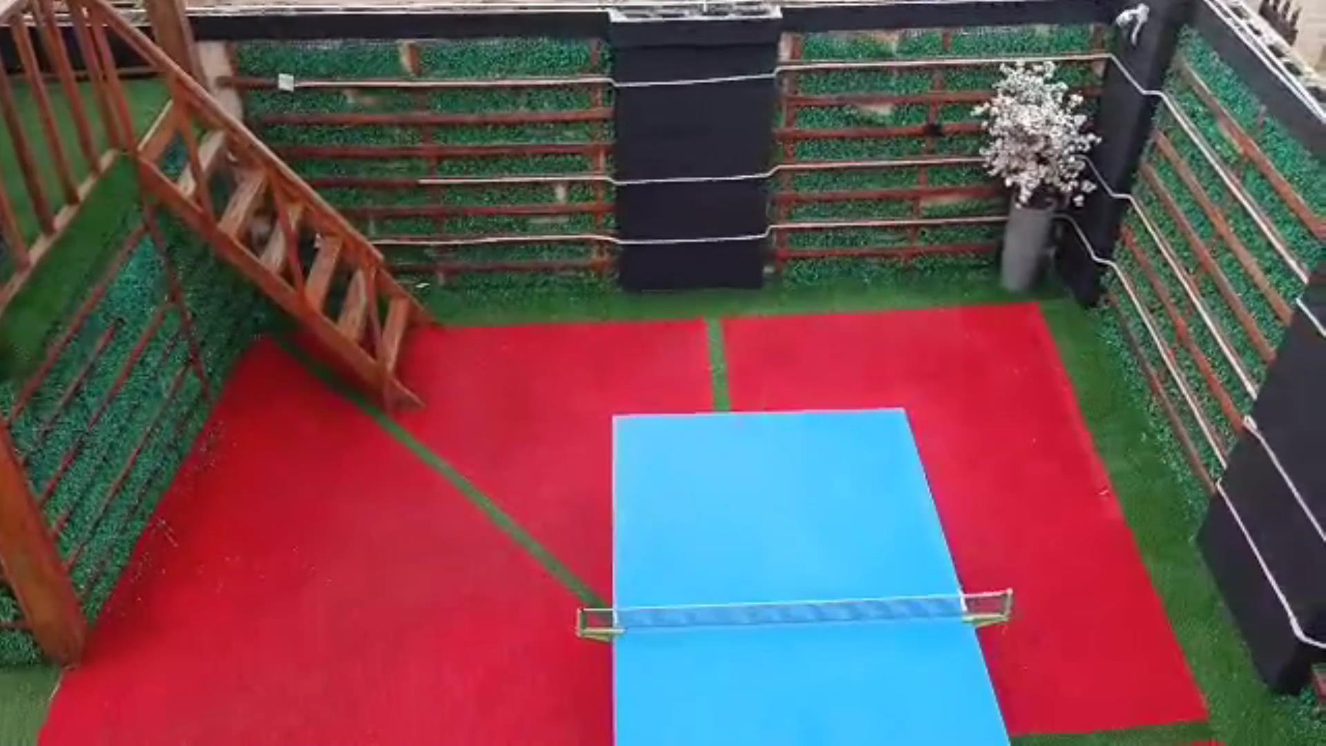 Tennis table in the pool lounge